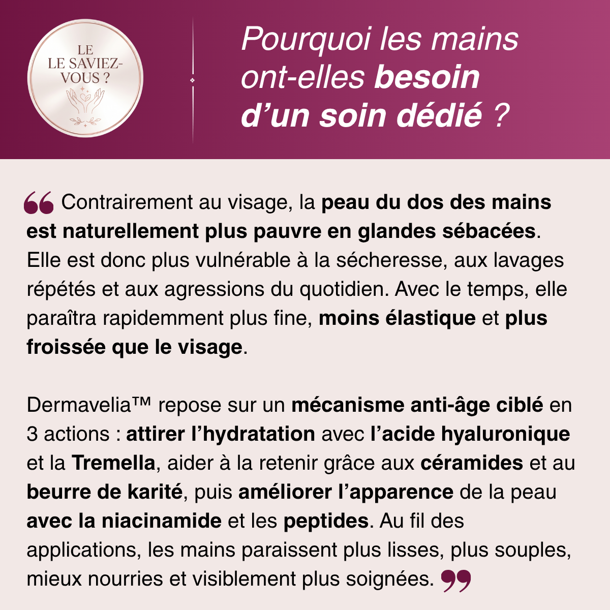 Crème de Nuit Anti-Âge pour les Mains